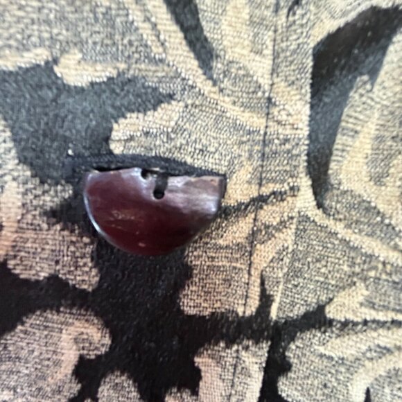 C.M.C. by Color Me Cotton Women's Size Small Paisley Blazer Jacket Black Brown - Picture 10 of 10